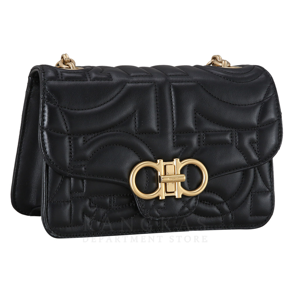 FERRAGAMO(USED)페레가모 간치니 체인 숄더백
